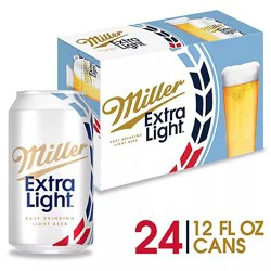 Miller64 Beer American Style Light Lager 2.8% Abv Cans - 24-12 Fl. Oz.