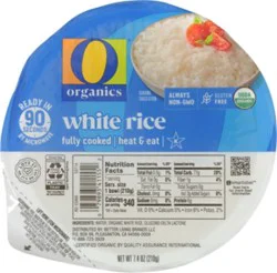 O Organics Organic Rice Bowl White - 7.4 Oz