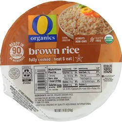 O Organics Organic Rice Brown Cup - 7.4 Oz