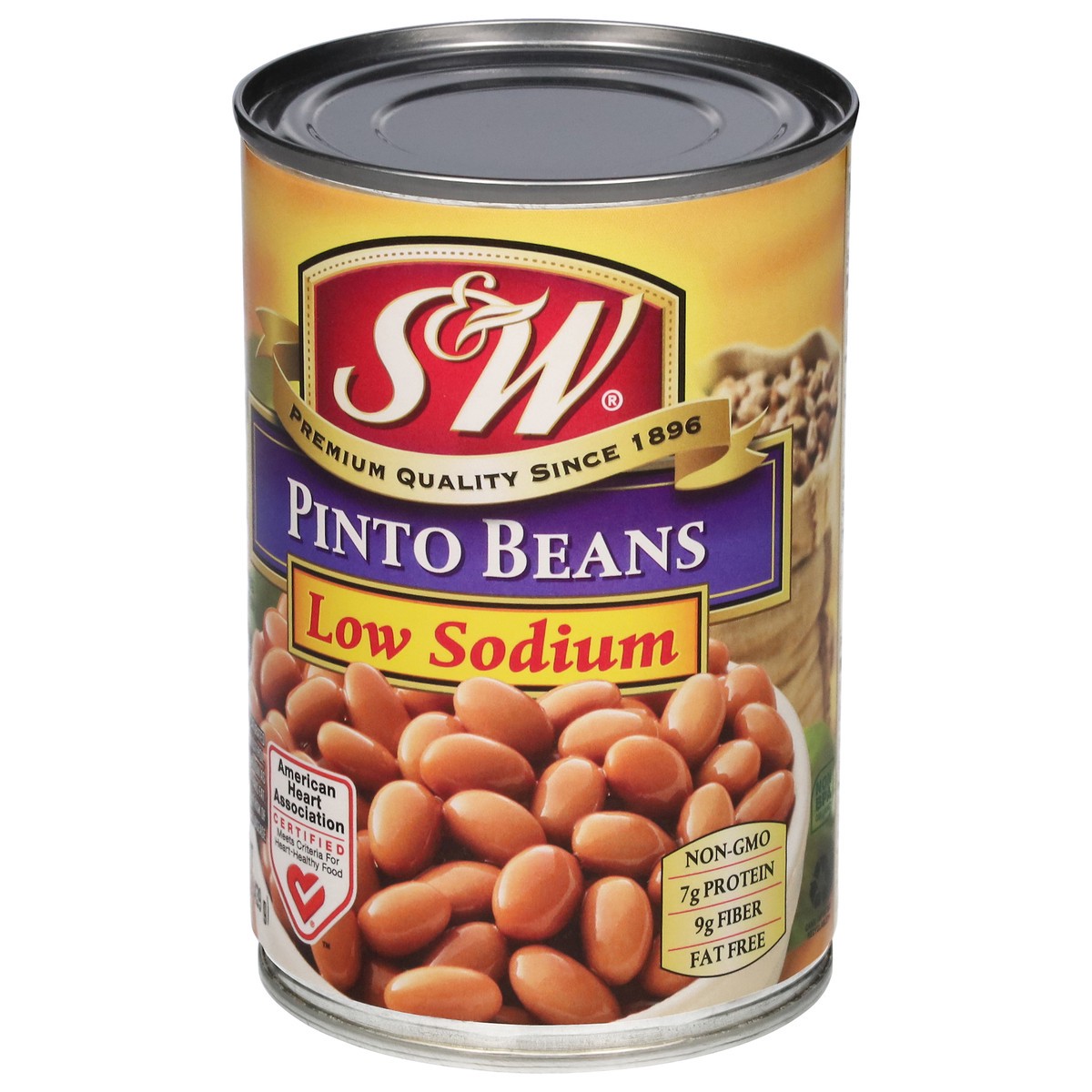 slide 9 of 13, S&w Beans Pinto Low Sodium - 15.5 Oz, 15.5 oz