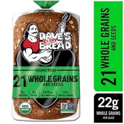 Daves Killer Bread 21 Whole Grains And Seeds Whole Grain Organic Bread - 27 Oz