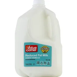 Value Corner Milk Reduced Fat 2% - 1 Gallon