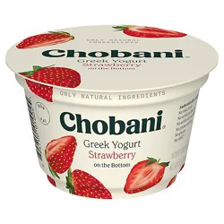 Chobani Strawberry On The Bottom Non-Fat Greek Yogurt - 5.3 Oz