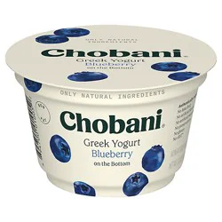 Chobani Non-Fat Blueberry On The Bottom Greek Yogurt - 5.3 Oz