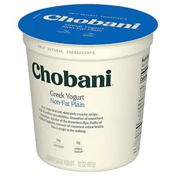 Chobani Non-Fat Plain Greek Yogurt - 32 Oz