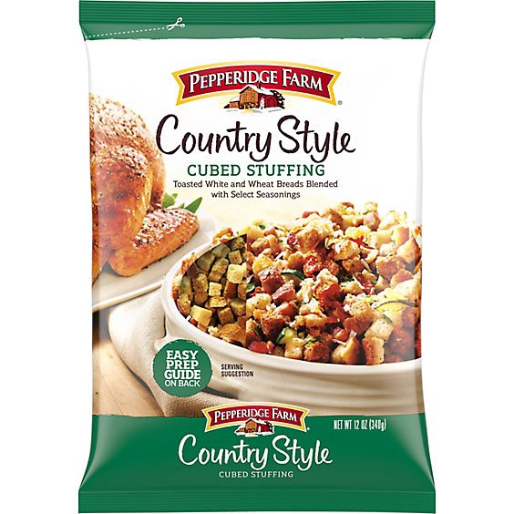 slide 1 of 1, Pepperidge Farm Bakery Classics Country Style Cubed Stuffing - 12 Oz, 12 oz