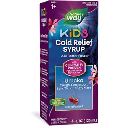 Natures Way Umcka Coldcare Childrens Syrup Cherry Flavor - 4 Fl. Oz.
