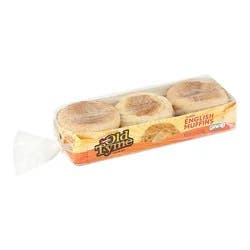 Schmidt Old Tyme Plain English Muffins Soft Bread - 6 Count