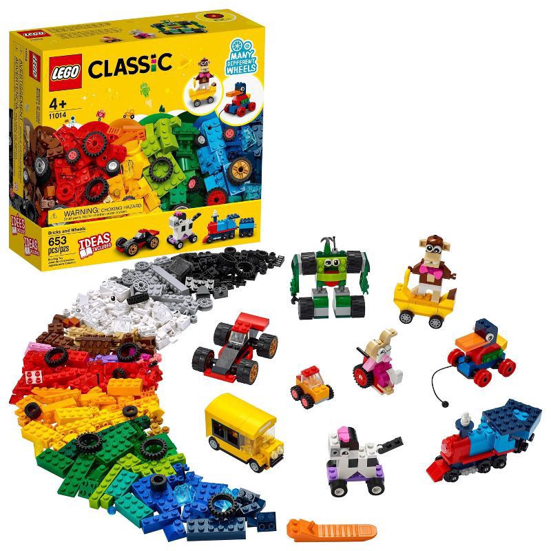 slide 1 of 25, LEGO Classic Bricks and Wheels Kids' Building Toy 11014, 1 ct