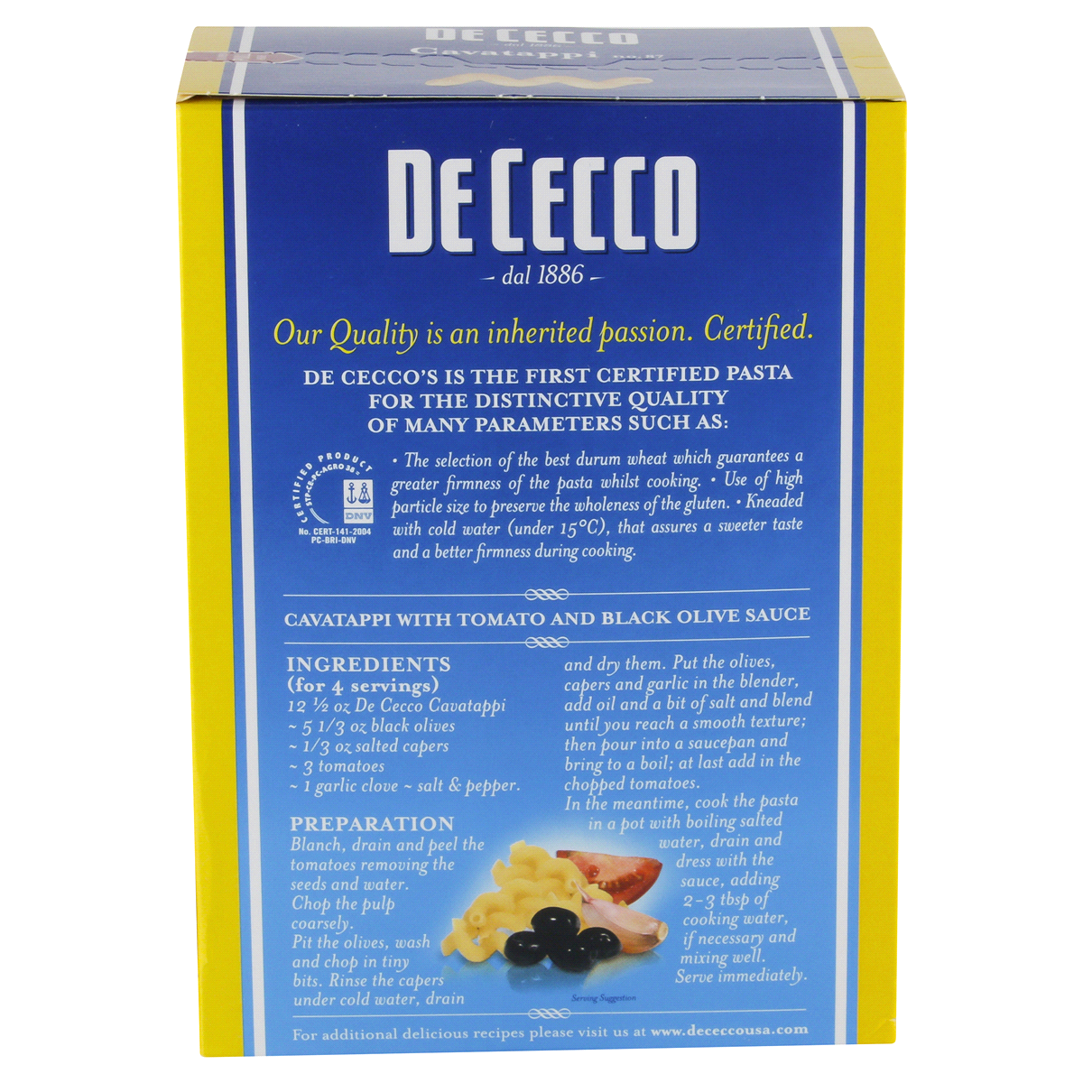 slide 2 of 6, De Cecco Cavatappi Pasta, 16 oz