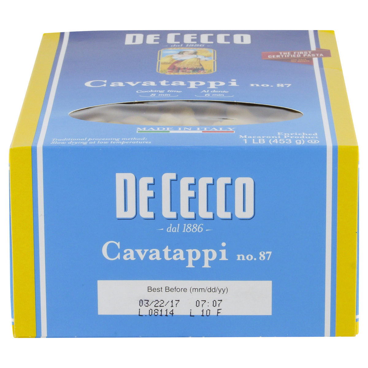 slide 4 of 6, De Cecco Cavatappi Pasta, 16 oz