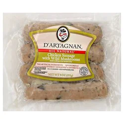 Dartagnan Sausage Chicken & Mushroom - 9 Oz