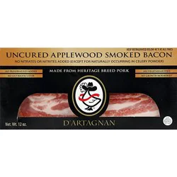 Dartagnan Bacon Applewood Smoked - 12 Oz