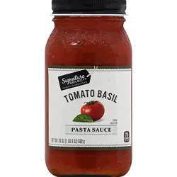 Signature Select Pasta Sauce Tomato Basil Jar - 24 Oz