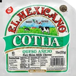 El Mexicano Cotija Queso Cheese - 10 Oz