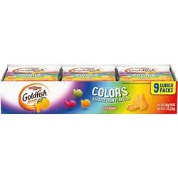 Goldfish Colors Cheddar 9 Count - 0.9 Oz