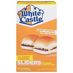 White Castle Microwaveable Cheeseburgers - 16 Count
