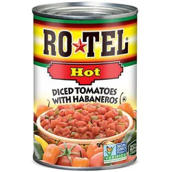 Ro-Tel Hot Diced Tomatoes With Habaneros - 10 Oz