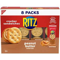 Ritz Peanut Butter Sandwich Crackers Snack Packs - 8-1.38 Oz