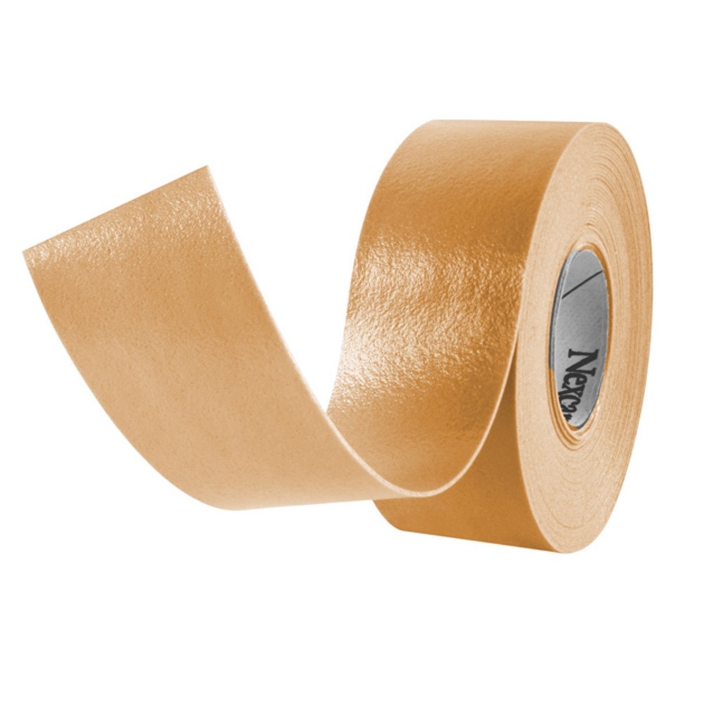 slide 2 of 3, Nexcare Absolute Waterproof First Aid Tape, Tan, 1 in x 5 yds, 180 in