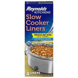 Reynolds Kitchens Slow Cooker Liners Regular Size - 4 Count