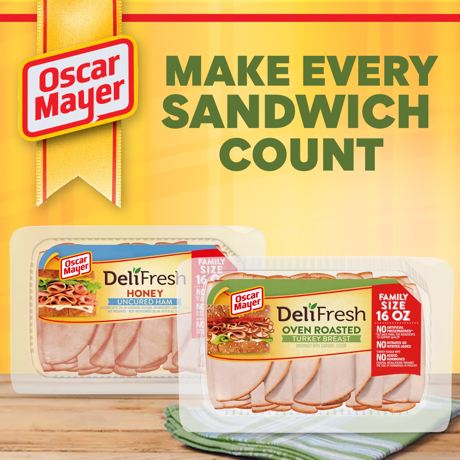 slide 5 of 13, Oscar Mayer Deli Fresh Oven Roasted Turkey Breast Sliced Lunch Meat Family Size Tray, 16 oz