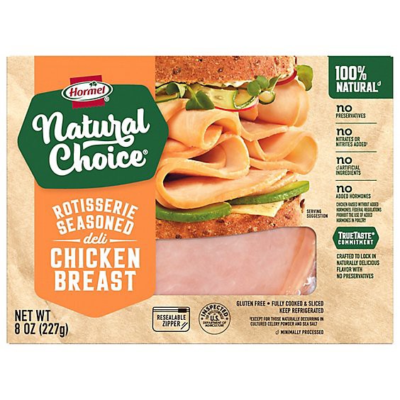slide 1 of 1, Hormel Natural Choice Chicken Breast Deli Rotisserie Style - 8 Oz, 8 oz