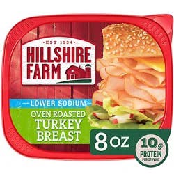 Hillshire Farm Ultra Thin Sliced Lunchmeat Lower Sodium Oven Roasted Turkey Breast - 8 Oz