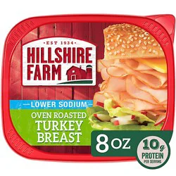 Hillshire Farm Ultra Thin Sliced Lunchmeat Lower Sodium Oven Roasted Turkey Breast - 8 Oz
