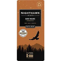 Bota Box Nighthawk Black Dark Malbec Red Wine - 3 Liter