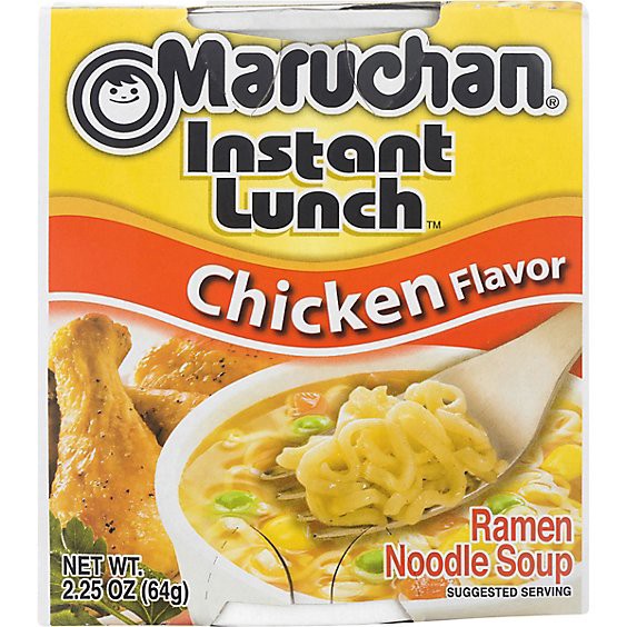 slide 1 of 1, Maruchan Instant Lunch Ramen Noodle Soup Chicken Flavor - 2.25 Oz, 2.25 oz