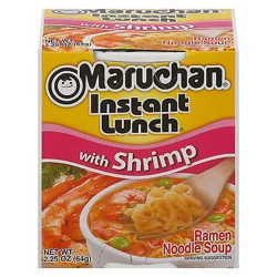 Maruchan Instant Lunch Ramen Noodle Soup With Shrimp - 2.25 Oz