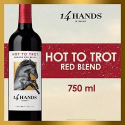 14 Hands Hot To Trot Red Blend Wine Bottle - 750 Ml