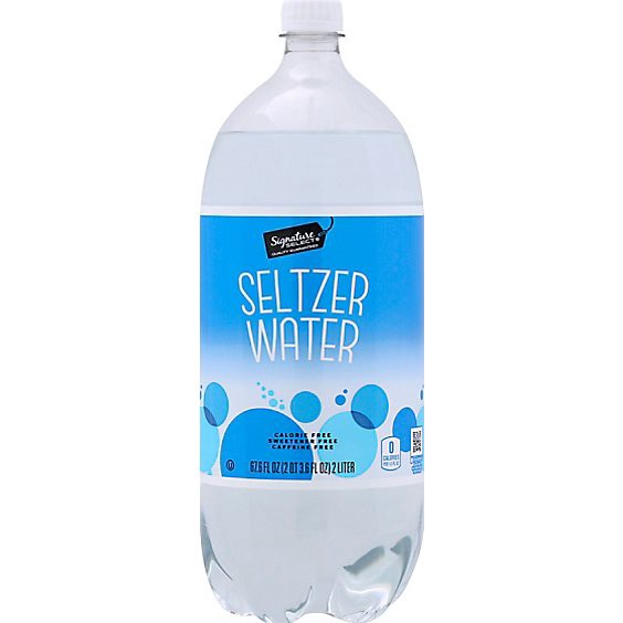 slide 1 of 1, Signature Select Seltzer Water - 2 Liter, 2 liter