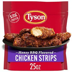 Tyson Frozen Sweet Bbq Flavored Chicken Strips - 25 Oz
