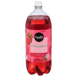 Signature Select Strawberry Soda - 2 Liter