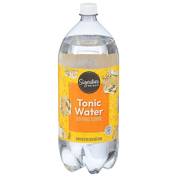 slide 1 of 1, Signature Select Water Tonic Contains Quinine - 2 Liter, 2 liter