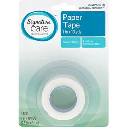 Signature Select/care Paper Tape Non Irritating 1in X 10yds - Each