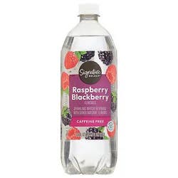 Signature Select Raspberry Blackberry Sparkling Water - 33.8 Fl. Oz.