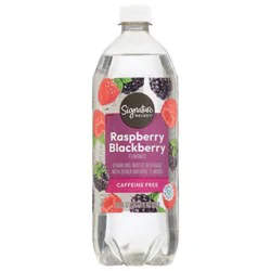 Signature Select Raspberry Blackberry Sparkling Water - 33.8 Fl. Oz.