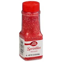 Cake Mate Decorating Decors Sugar Crystals Red - 2.25 Oz