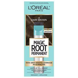 L'oreal Paris Magic Root Rescue 10 Minute Root Hair Coloring Kit 4 Dark Brown Kit - Each