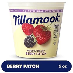Tillamook Good & Creamy Berry Patch Low-Fat Yogurt - 6 Oz