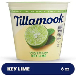 Tillamook Good & Creamy Key Lime Low-Fat Yogurt - 6 Oz