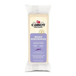 Cabot Creamery Cheese Horseradish Cheddar Parchment - 8 Oz