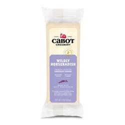 Cabot Creamery Cheese Horseradish Cheddar Parchment - 8 Oz