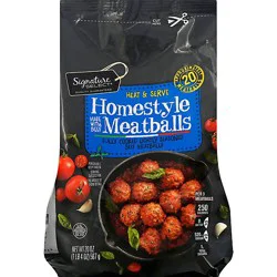 Signature Select Meatballs Homestyle - 20 Oz