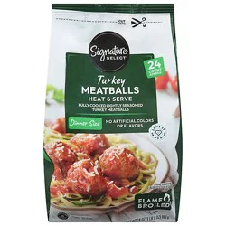 Signature Select Turkey Meatballs - 24 Oz