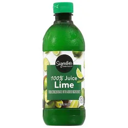 Signature Select Lime Juice - 15 Fl. Oz.