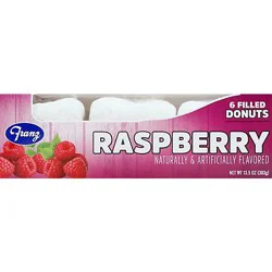 Franz Donuts Filled With Naturally & Artificially Raspberry Flavored 6 Count - 13.5 Oz